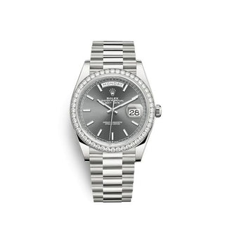 Rolex - 228349rbr-0041  Day-Date 40 White Gold - Diamond / Grey