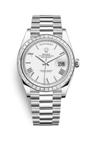 Rolex Day-Date 40 Everose / White - Roman (228396tbr-0018)