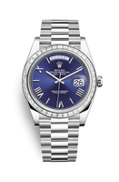 Rolex Day-Date 40 White Gold - Diamond / White - Roman (228396tbr-0026)