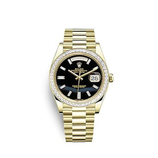 Rolex - 228398TBR-0038  Day-Date 40 Yellow Gold - Diamond / Onyx