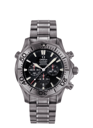 Omega - 2293.50.00  Seamaster Diver 300M Automatic 41.5 Chronograph Titanium / Black / Bracelet / America’s Cup 