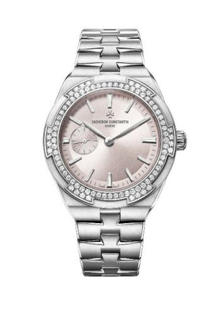 Vacheron Constantin - 2305V/100A-B078  Overseas Small Stainless Steel / Diamond /  Rosy Beige