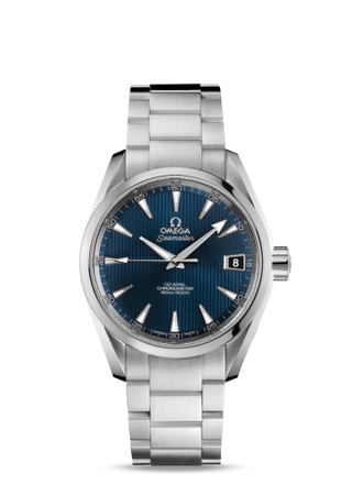 Omega - 231.10.39.21.03.001  Seamaster Aqua Terra 150m Co-Axial 38.5 Stainless Steel / Blue / Bracelet / Skyfall