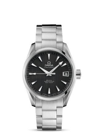 Omega - 231.10.39.21.06.001  Seamaster Aqua Terra 150M Co-Axial 38.5 Stainless Steel / Grey / Bracelet