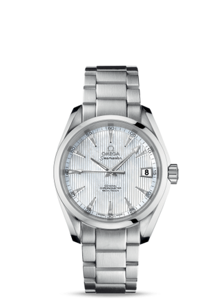 Omega - 231.10.39.21.55.001  Seamaster Aqua Terra 150M Co-Axial 38.5 Stainless Steel / MOP / Bracelet