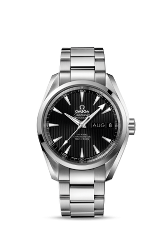 Omega - 231.10.39.22.01.001  Seamaster Aqua Terra 150M Co-Axial 38.5 Annual Calendar Stainless Steel / Black / Bracelet