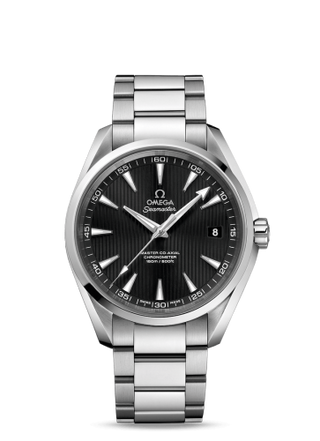 Omega - 231.10.42.21.01.003  Seamaster Aqua Terra 150m Master Co-Axial 41.5 Stainless Steel / Black / Bracelet