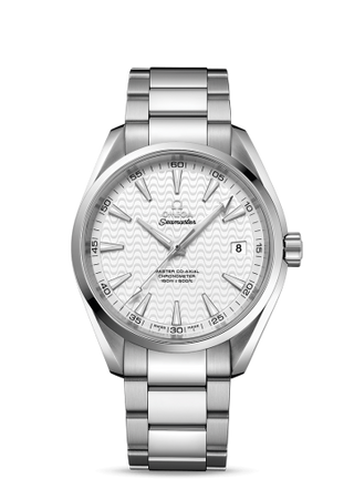 Omega - 231.10.42.21.02.006  Seamaster Aqua Terra 150m Master Co-Axial 41.5 Stainless Steel / Silver Waves / Bracelet