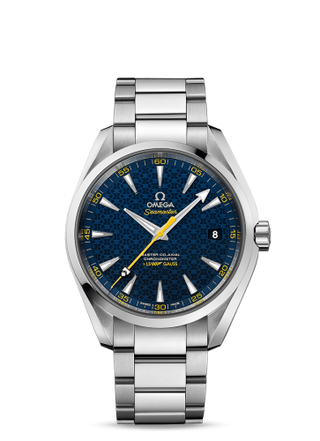 Omega - 231.10.42.21.03.004  Seamaster Aqua Terra 150M Master Co-Axial 41.5 Stainless Steel / Blue / Bracelet / James Bond Spectre