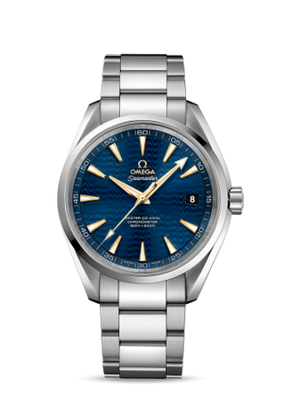 Omega - 231.10.42.21.03.006  Seamaster Aqua Terra 150m Master Co-Axial 41.5 Stainless Steel / Blue Waves / Bracelet