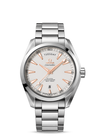 Omega - 231.10.42.22.02.001  Seamaster Aqua Terra 150m Co-Axial 41.5 Day-Date 41.5mm Stainless Steel / Silver / Bracelet