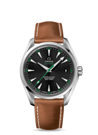 Omega - 231.12.42.21.01.003  Seamaster Aqua Terra 150m Master Co-Axial 41.5 Stainless Steel / Black / Green