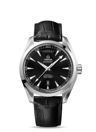 Omega - 231.13.42.22.01.001  Seamaster Aqua Terra 150m Co-Axial 41.5 Day-Date Stainless Steel / Black