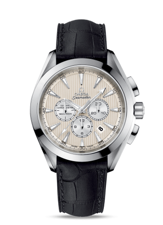 Omega - 231.13.44.50.09.001  Seamaster Aqua Terra 150M Co-Axial 44 Chronograph Stainless Steel / Ivory