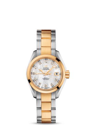 Omega - 231.20.30.20.55.002  Seamaster Aqua Terra 150M Co-Axial 30 Stainless Steel / Yellow Gold / MOP / Bracelet