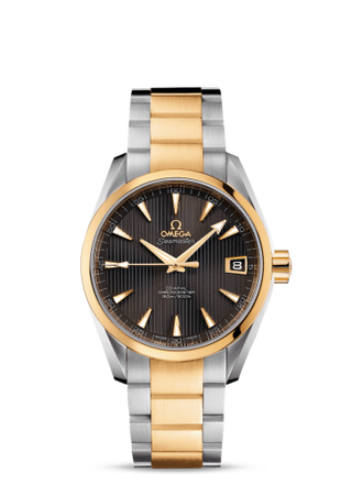 Omega - 231.20.39.21.06.002  Seamaster Aqua Terra 150M Co-Axial 38.5 Stainless Steel / Yellow Gold / Grey / Bracelet