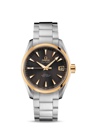 Omega - 231.20.39.21.06.004  Seamaster Aqua Terra 150M Co-Axial 38.5 Stainless Steel / Yellow Gold / Grey / Bracelet