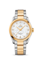 Omega Seamaster Aqua Terra 150M Master Co-Axial 34 Sedna Gold / Diamond / MOP / Bracelet (231.20.39.21.55.004)