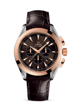 Omega - 231.23.44.50.06.001  Seamaster Aqua Terra 150M Co-Axial 44 Chronograph Stainless Steel / Red Gold / Grey