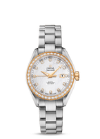 Omega Seamaster Aqua Terra 150M Co-Axial 34 Stainless Steel / Red Gold / Diamond / MOP / Bracelet (231.25.34.20.55.004)