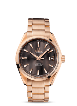 Omega - 231.50.42.21.06.001  Seamaster Aqua Terra 150M Co-Axial 41.5 Red Gold / Grey / Bracelet