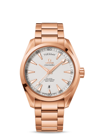 Omega - 231.50.42.22.02.001  Seamaster Aqua Terra 150m Co-Axial 41.5 Day-Date Red Gold / Silver