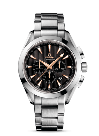 Omega - 231.50.44.50.01.001  Seamaster Aqua Terra 150M Co-Axial 44 Chronograph White Gold / Black / Bracelet