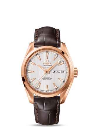 Omega - 231.53.39.22.02.001  Seamaster Aqua Terra 150M Co-Axial 38.5 Annual Calendar Red Gold / Silver