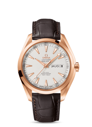 Omega - 231.53.43.22.02.002  Seamaster Aqua Terra 150M Co-Axial 43 Annual Calendar Red Gold / Silver