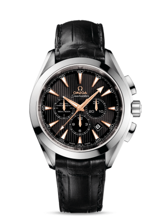 Omega - 231.53.44.50.01.001  Seamaster Aqua Terra 150M Co-Axial 44 Chronograph White Gold / Black