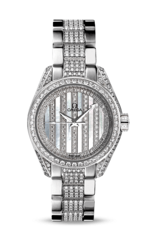 Omega - 231.55.30.20.55.003  Seamaster Aqua Terra 150M Co-Axial 30 White Gold / Diamond / MOP / Bracelet