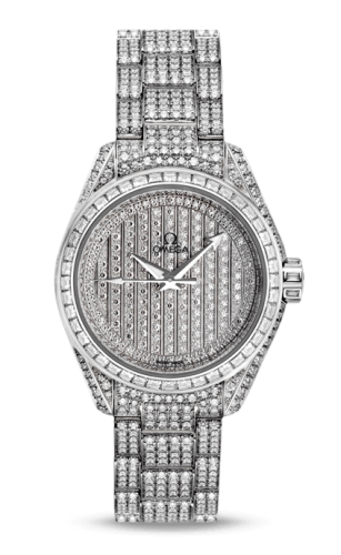 Omega - 231.55.30.20.99.002  Seamaster Aqua Terra 150M Co-Axial 30 White Gold / Diamond / Diamond / Bracelet