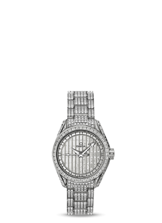 Omega - 231.55.30.20.99.003  Seamaster Aqua Terra 150M Co-Axial 30 White Gold / Baguette / Baguette / Bracelet