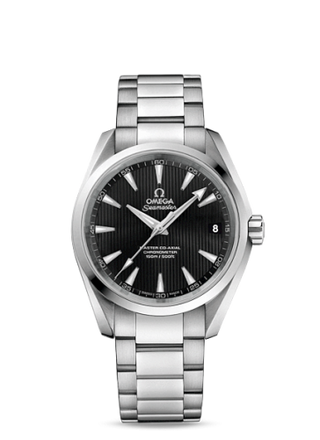 Omega - 231.10.39.21.01.002  Seamaster Aqua Terra 150M Master Co-Axial 38.5 Stainless Steel / Black / Bracelet