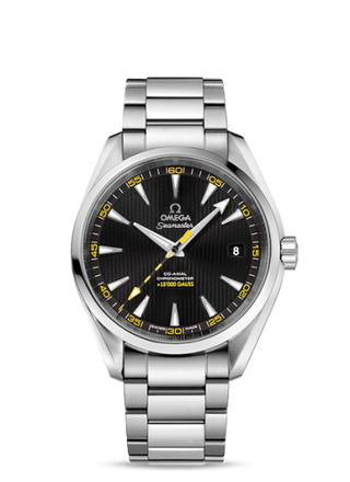 Omega - 231.10.42.21.01.002  Seamaster Aqua Terra 150m Co-Axial 41.5 Stainless Steel / Black / Bracelet / >15'000 Gauss