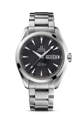 Omega - 231.10.43.22.06.001  Seamaster Aqua Terra 150m Co-Axial 43 Annual Calendar Stainless Steel / Grey / Bracelet