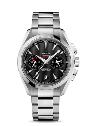 Omega - 231.10.43.52.06.001  Seamaster Aqua Terra 150M Co-Axial 43 GMT Chronograph Stainless Steel / Grey / Bracelet