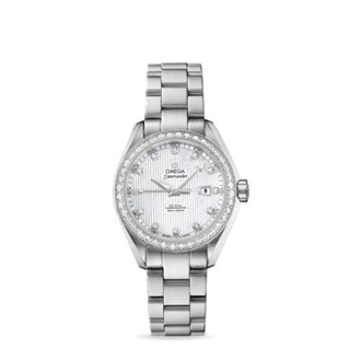 Omega - 231.15.34.20.55.001  Seamaster Aqua Terra 150M Co-Axial 34 Stainless Steel / Diamond / MOP / Bracelet