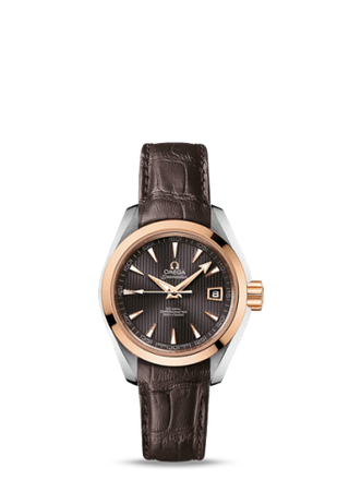 Omega - 231.23.30.20.06.001  Seamaster Aqua Terra 150M Co-Axial 30 Stainless Steel / Red Gold / Grey