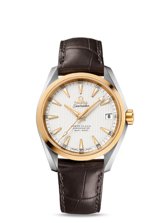 Omega - 231.23.39.21.02.002  Seamaster Aqua Terra 150m Master Co-Axial 38.5 Stainless Steel / Yellow Gold / Silver