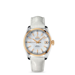 Omega - 231.23.39.21.55.002  Seamaster Aqua Terra 150M Co-Axial 38.5 Stainless Steel / Yellow Gold / MOP