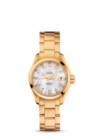 Omega - 231.50.30.20.55.002  Seamaster Aqua Terra 150M Co-Axial 30 Yellow Gold / MOP / Bracelet