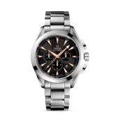 Omega - 231.50.44.50.01.001  Seamaster Aqua Terra 150M Co-Axial 44 Chronograph White Gold / Black / Bracelet