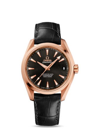 Omega - 231.53.39.21.06.003  Seamaster Aqua Terra 150m Master Co-Axial 38.5 Red Gold / Grey / Bracelet