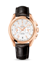 Omega Seamaster Aqua Terra 150M Co-Axial 43 GMT Chronograph Red Gold / Grey / Bracelet (231.53.43.52.02.001)