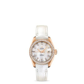 Omega - 231.58.30.20.55.001  Seamaster Aqua Terra 150M Co-Axial 30 Red Gold / Diamond / MOP