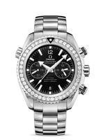 Omega Seamaster Planet Ocean 600M Co-Axial 37.5 Stainless Steel / Diamond / White / Alligator (232.15.46.51.01.001)