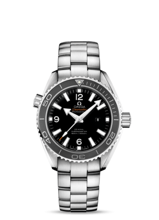 Omega - 232.30.38.20.01.001  Seamaster Planet Ocean 600M Co-Axial 37.5 Stainless Steel / Black / Bracelet