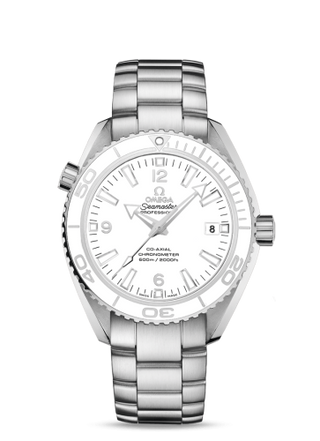 Omega - 232.30.42.21.04.001  Seamaster Planet Ocean 600M Co-Axial 42 Stainless Steel / White / Bracelet