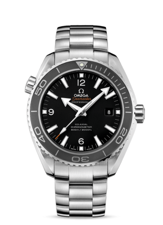 Omega - 232.30.46.21.01.001  Seamaster Planet Ocean 600M Co-Axial 45.5 Stainless Steel / Black / Bracelet